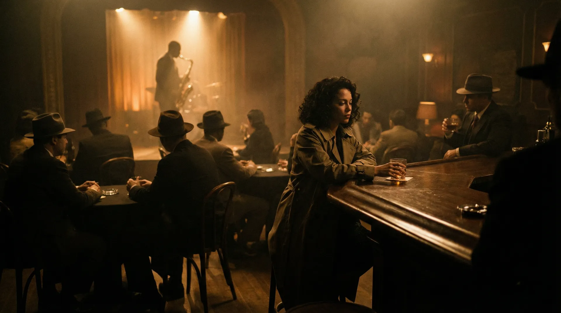 爵士酒吧中的女性 - 媚黑主题 韩国伦理 跨文化电影